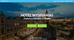 Desktop Screenshot of hotelwyspianski.com