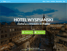 Tablet Screenshot of hotelwyspianski.com